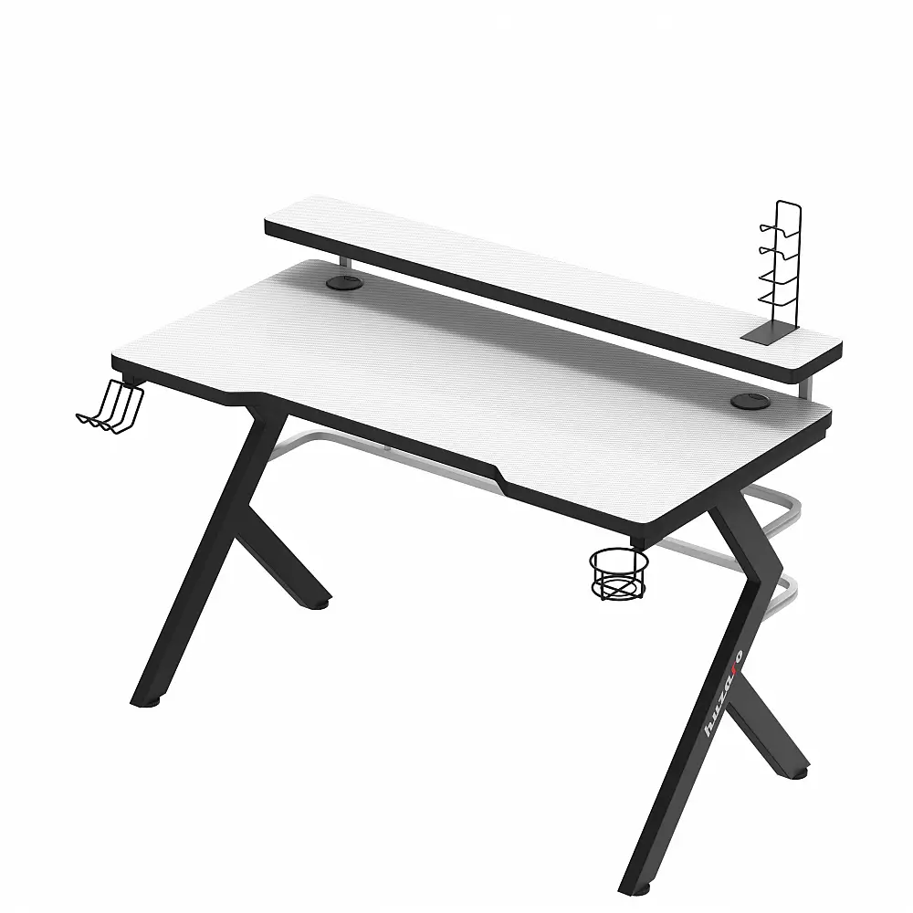 Huzaro Γραφείο Gaming Hero 5.0 Λευκό με Διάστασεις 120x60εκ 5907564629850