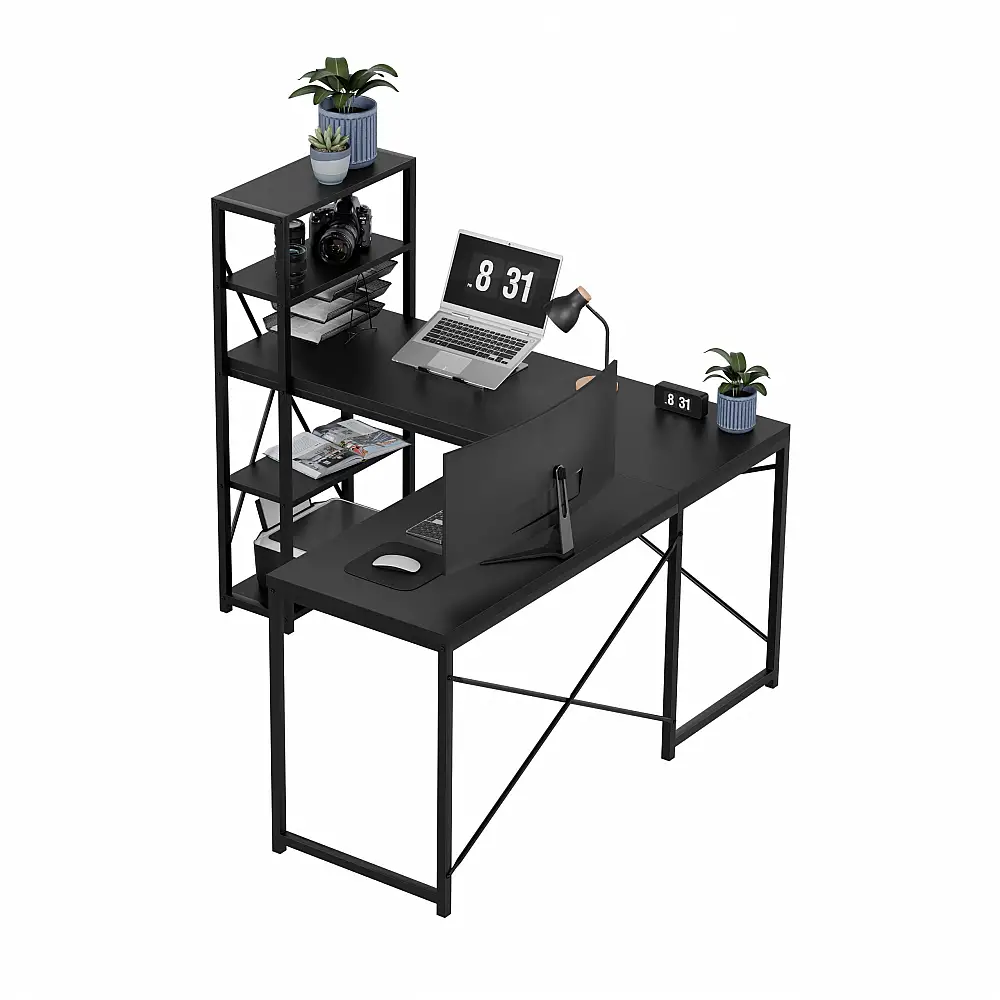 MarkAdler Γωνιακό Γραφείο Leader 5.9 Μαύρο 5903796018608