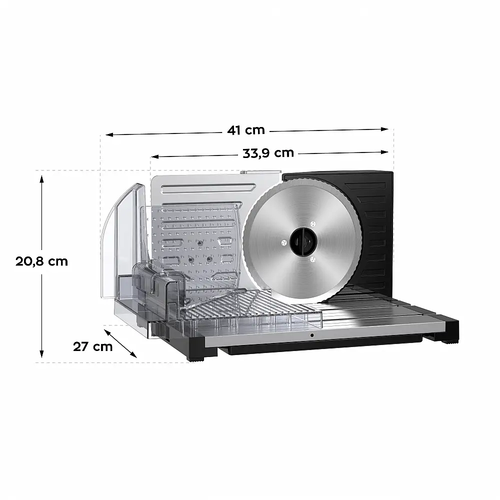 Vertenz Ηλεκτρική Μηχανή Κοπής Αλλαντικών - Τυριών και Ψωμιού Ρύθμιση Κοπής έως 18mm Snip 40 5903796019384