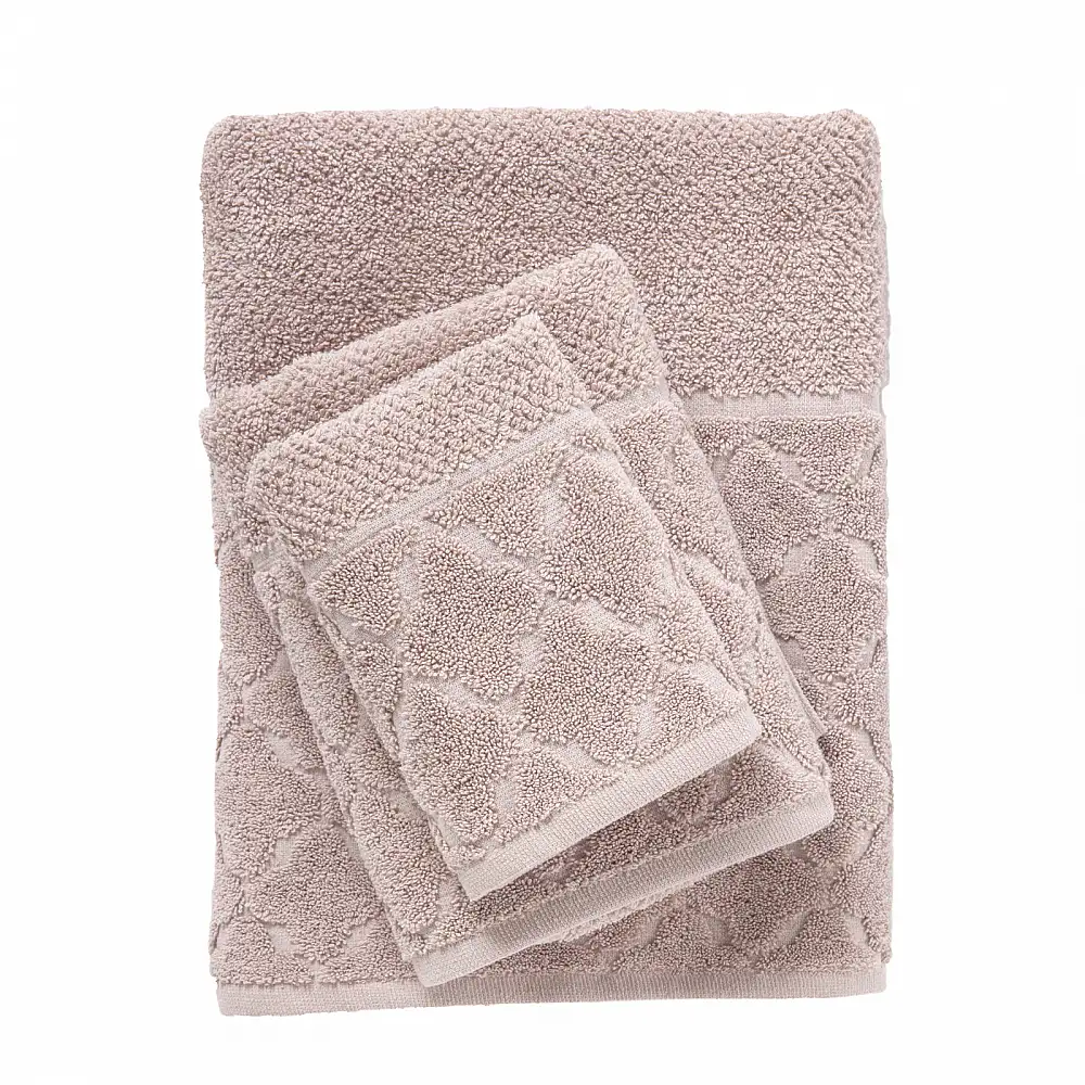 DAS HOME Σετ Πετσέτες 3τμχ Best 0790 Γκρι 530708180790