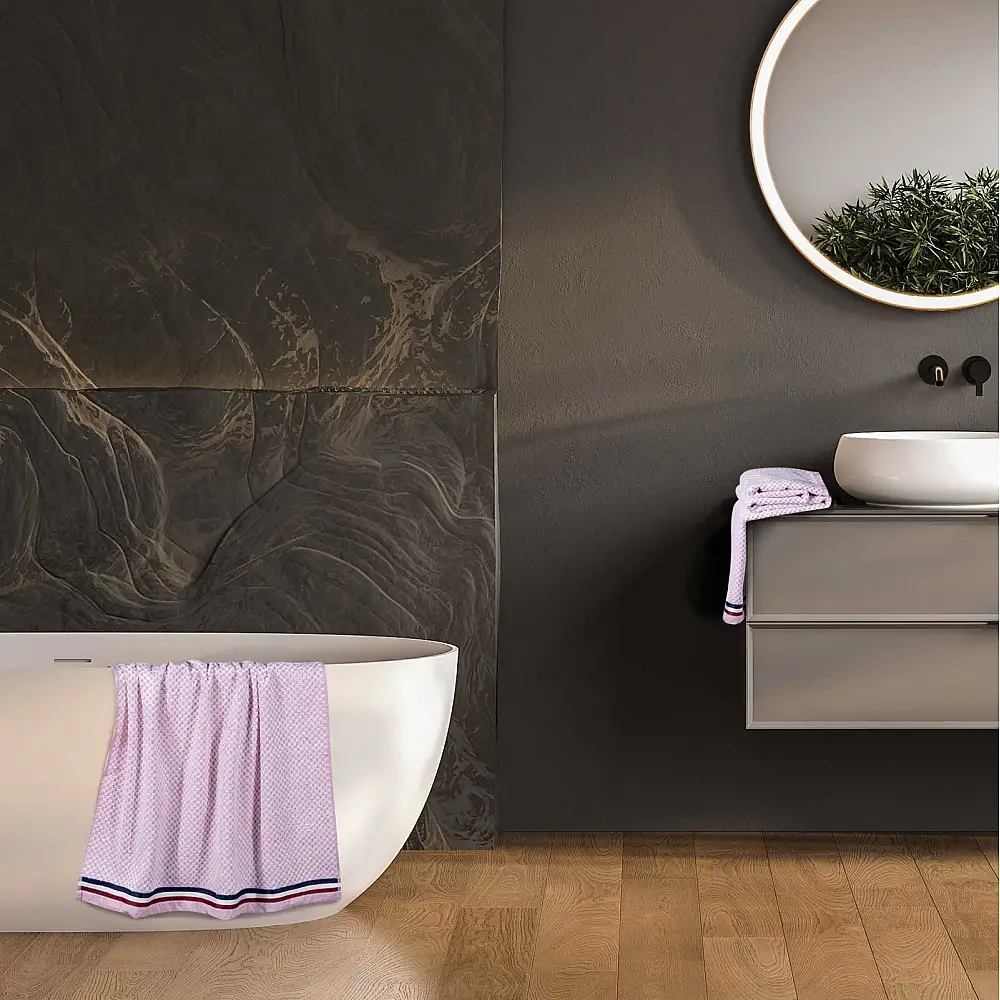 GREENWICH POLO CLUB Σετ Πετσέτες 3 Τεμαχίων 3075 Μπλε, Κόκκινο, Λευκό 230708003075