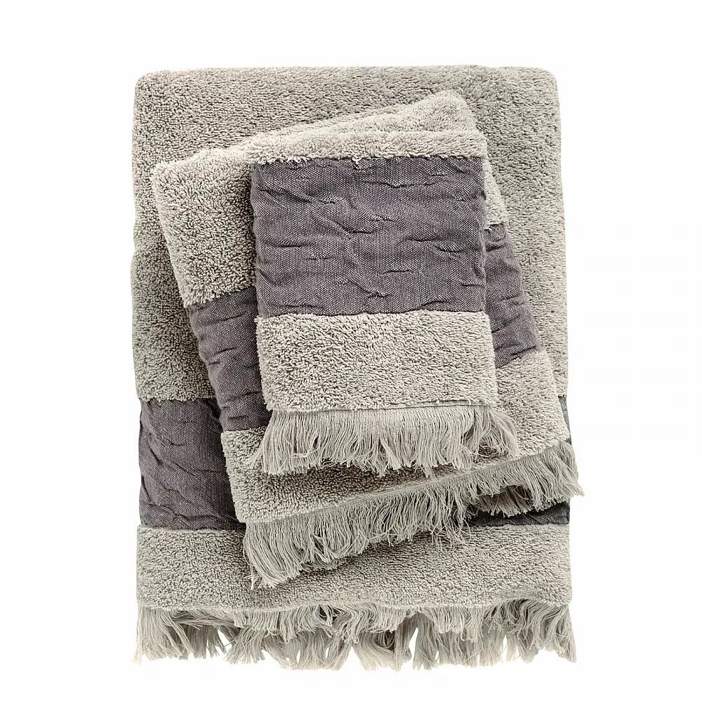 DAS HOME Σετ Πετσέτες 3 Τεμάχια Daily 0745 Taupe 530708180745