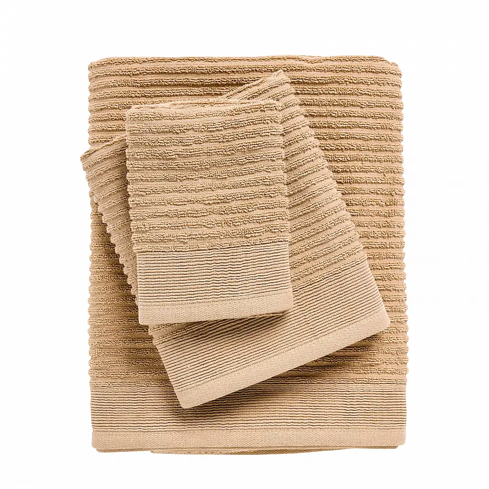 DAS HOME Σετ Πετσέτες 3 Τεμάχια Daily 0743 Μπεζ 530708180743