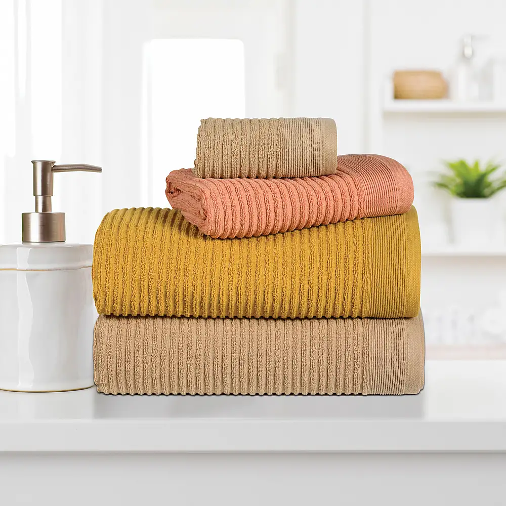 DAS HOME Σετ Πετσέτες 3 Τεμάχια Daily 0743 Μπεζ 530708180743