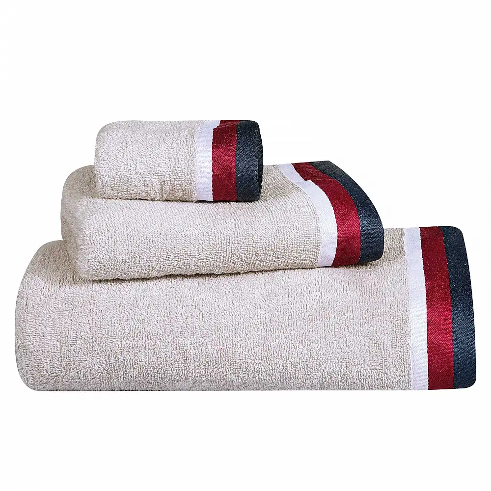 GREENWICH POLO CLUB Σετ Πετσέτες 3 Τεμαχίων Essential 3064 Γκρι 230708003064