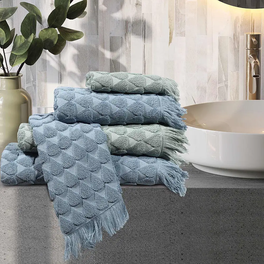 DAS HOME Σετ Πετσέτες 3 Τεμάχια Daily 0669 Menta 530708180669