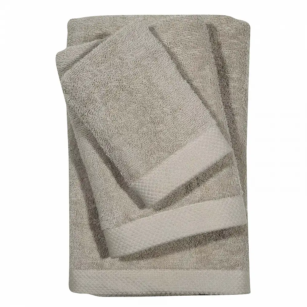 DAS HOME Σετ Πετσέτες 3τεμαχίων Best 0656 Μπεζ 530708180656