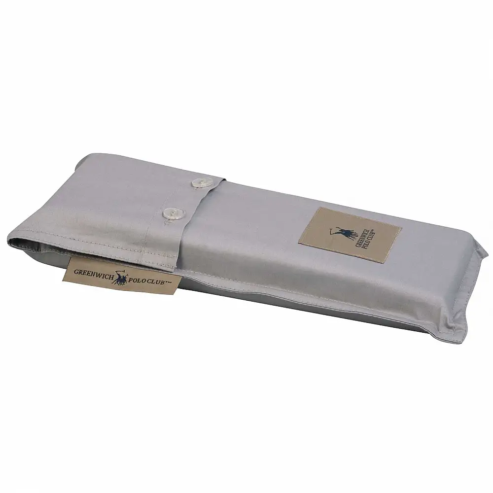 GREENWICH POLO CLUB Σετ Μαξιλαροθήκες σε Απαλή Γκρι Απόχρωση 233507002255