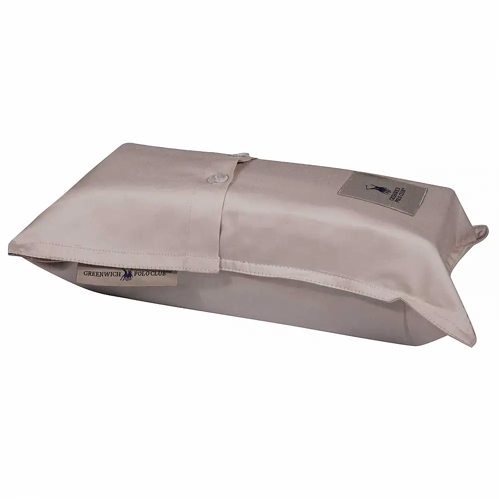 GREENWICH POLO CLUB Υπερδίπλο Σεντόνι με Λάστιχο Cloud Cream 222162002257