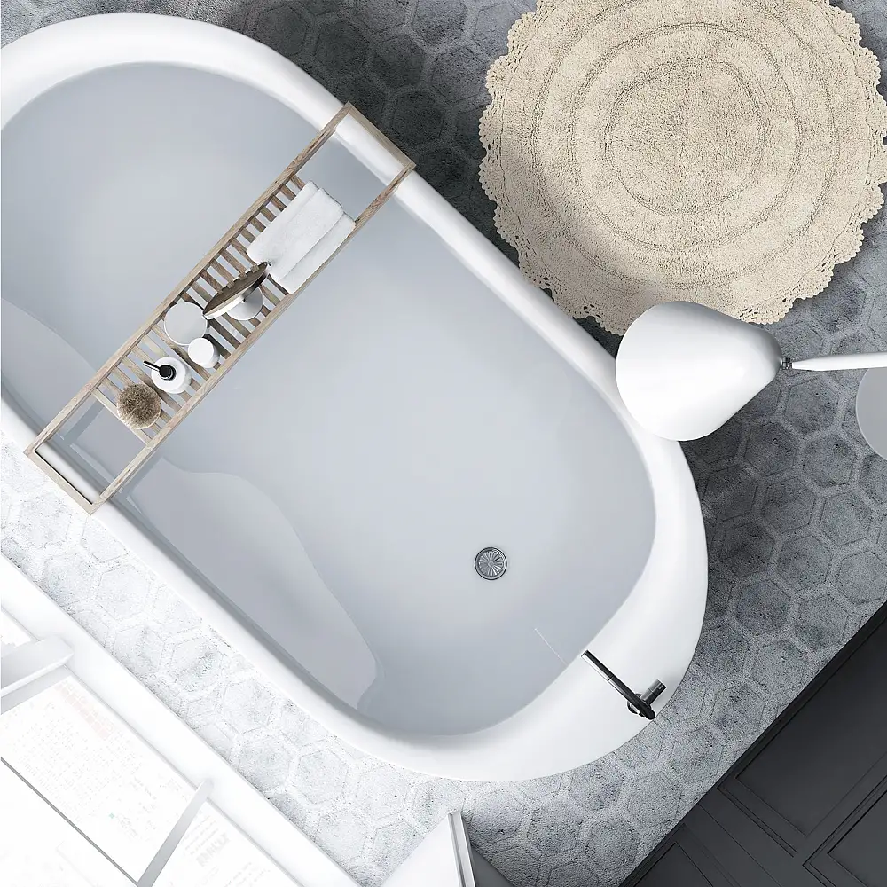 DAS HOME Ταπέτο Στρογγυλό Διάμετρος 60εκ. σε Απόχρωση Μπεζ 420760900633