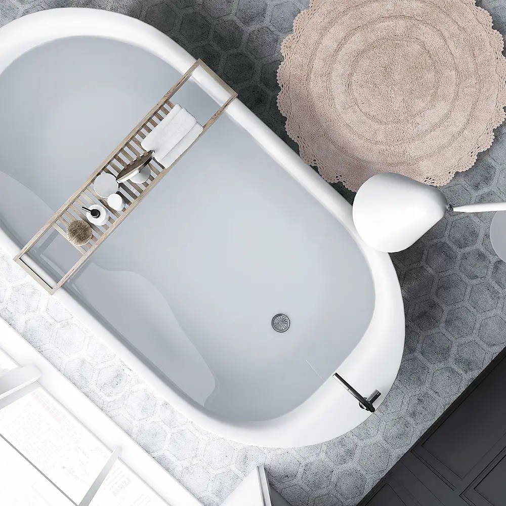 DAS HOME Ταπέτο Στρογγύλκο Διάμετρος 60εκ. σε Απόχρωση Nude 420760900634