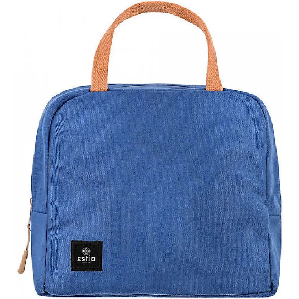 ESTIA Ισοθερμική Τσάντα Φαγητού 6lt "Save the Aegean" Μπλε Τζιν 01-17026