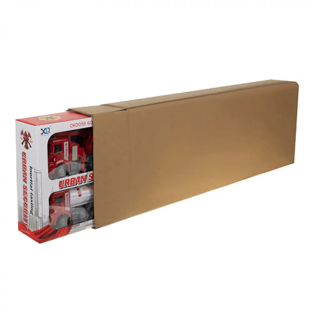 Iso trade Σετ 6 Πυροσβεστικών Οχημάτων για Παιδιά Με Κινούμενα Μέρη 26305