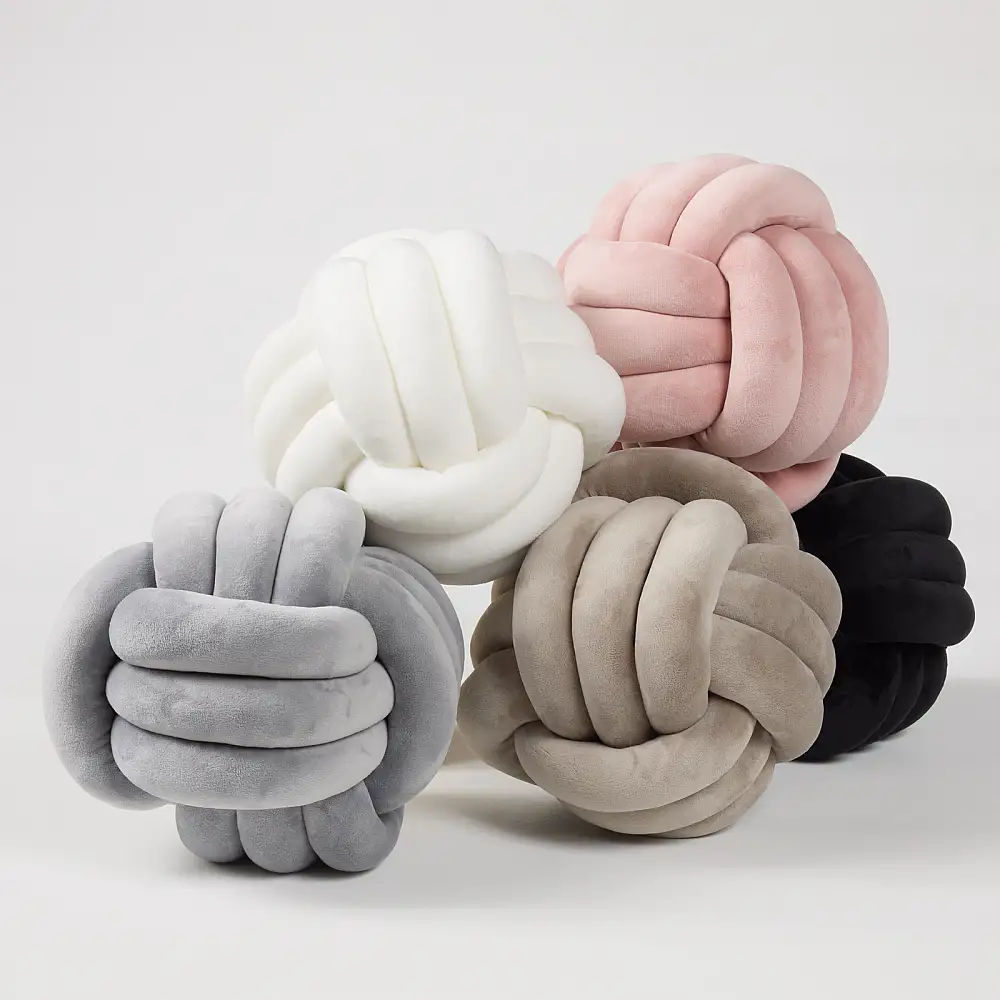 DAS HOME Διακοσμητικό Μαξιλάρι Φ.22 2278 σε Απόχρωση Nude 533522222278