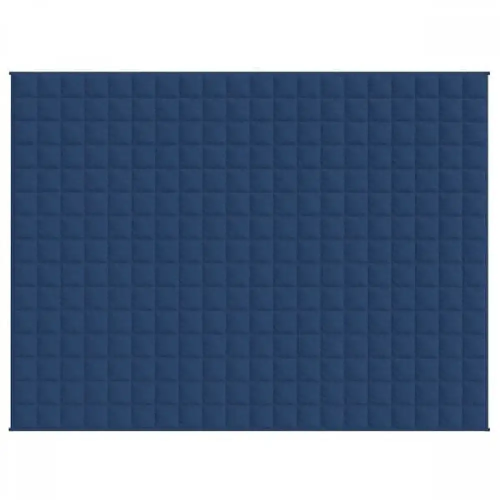 vidaXL Κουβέρτα Βαρύτητας Μπλε 150 x 200 εκ. 11 κ. Υφασμάτινη 350793
