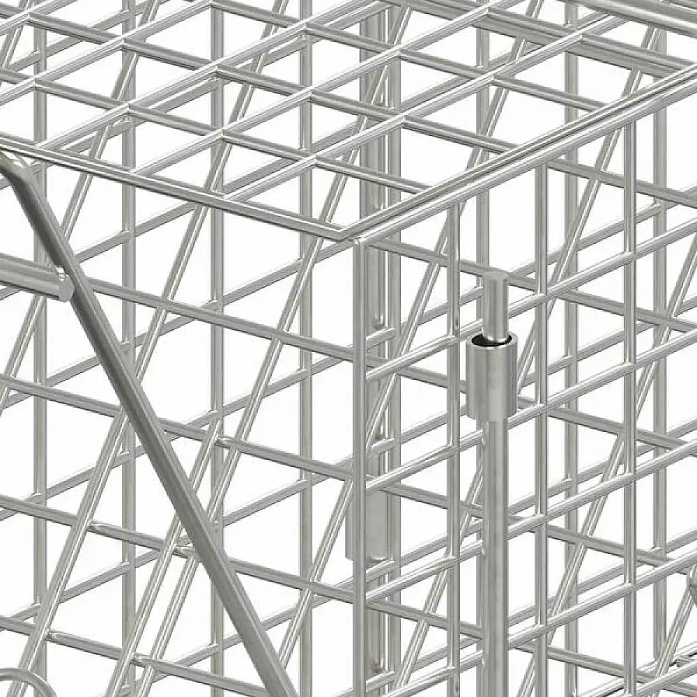 vidaXL Παγίδα Ζώων 64,5x25x26,5 εκ. από Γαλβανισμένο Σίδηρο 154933