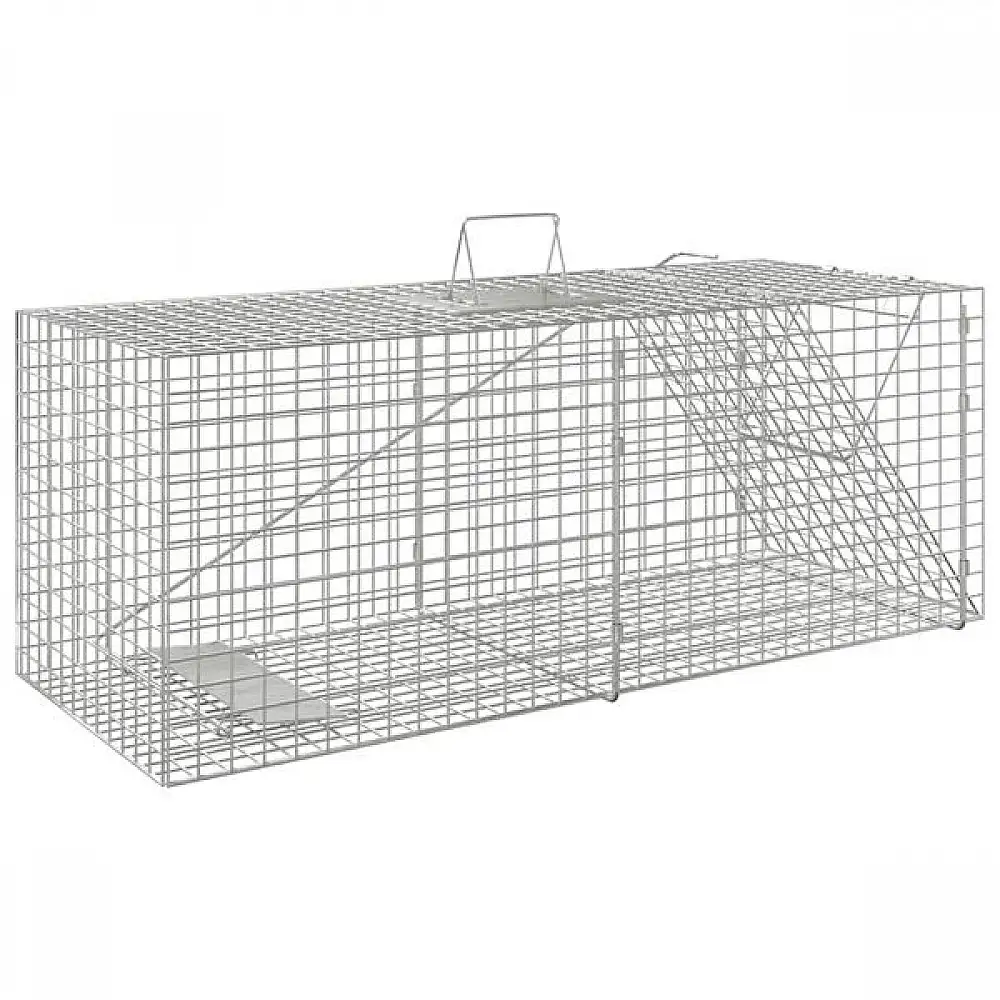 vidaXL Παγίδα Ζώων 64,5x25x26,5 εκ. από Γαλβανισμένο Σίδηρο 154933