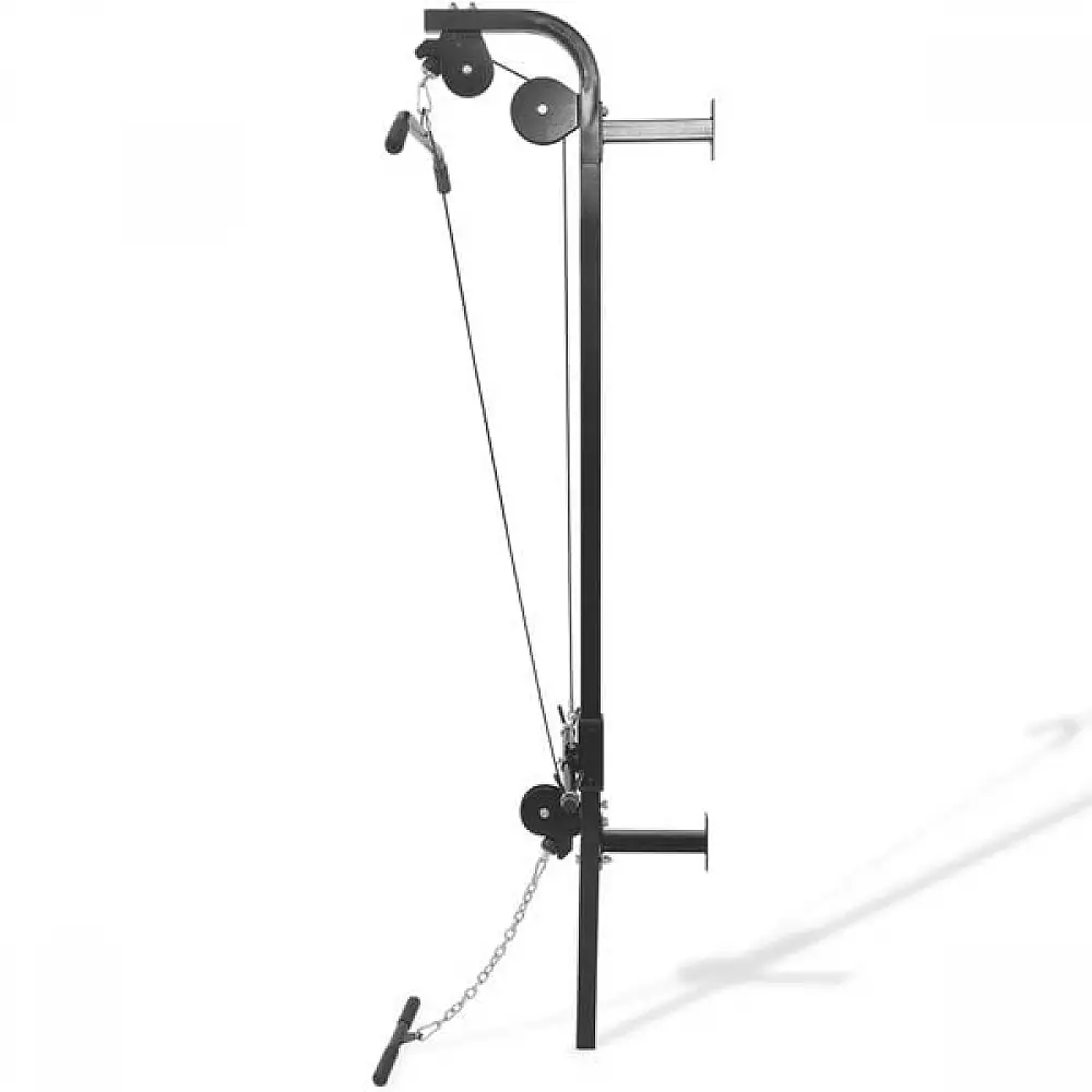 vidaXL Πολυμηχάνημα Γυμναστικής με 2 Τροχαλίες Επιτοίχιο 91369