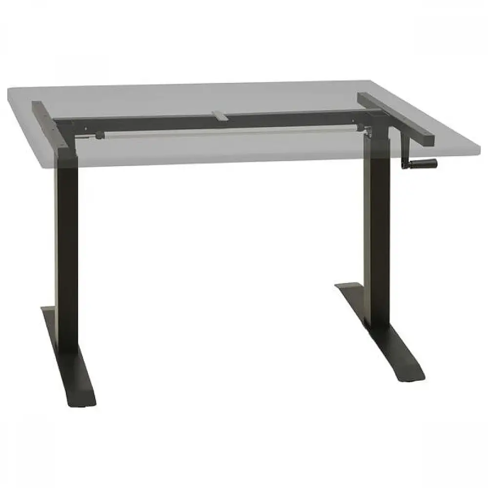 vidaXL Σκελετός Γραφείου Όρθιας/Καθιστής Θέσης Χειροκίνητος Ρυθμ. Ύψος 321719