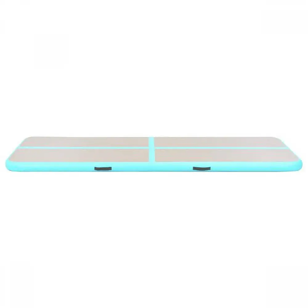 vidaXL Στρώμα Ενόργανης Φουσκωτό Πράσινο 300x100x10 εκ. PVC με Τρόμπα 91914