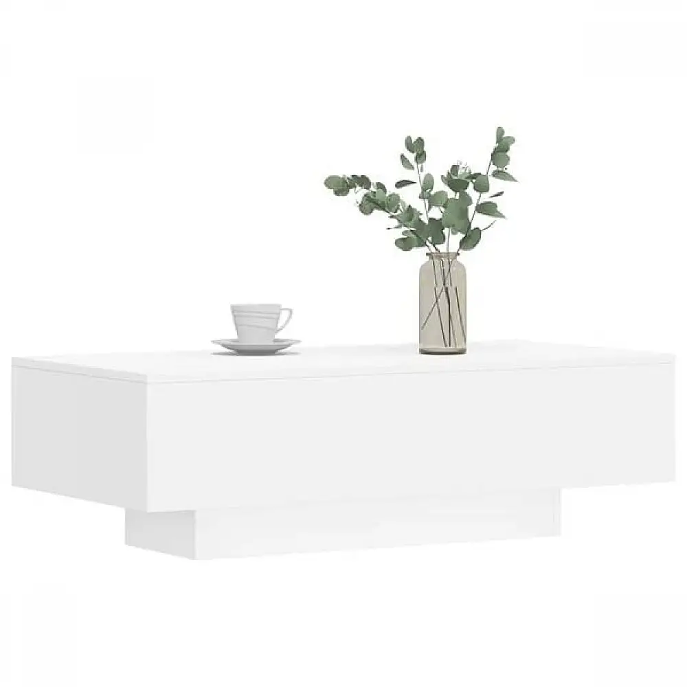 vidaXL Τραπεζάκι Σαλονιού Λευκό 100x49,5x31 εκ. από Επεξεργασμένο Ξύλο 833889