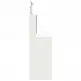 vidaXL Μπουντουάρ με LED Φώτα Λευκό 96x40x142 εκ. 872032