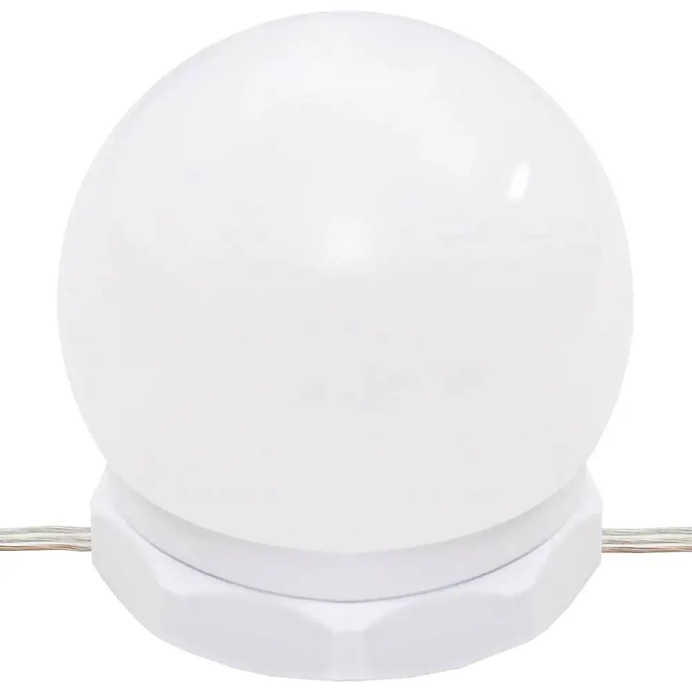 vidaXL Μπουντουάρ με LED Φώτα Λευκό 96x40x142 εκ. 872032