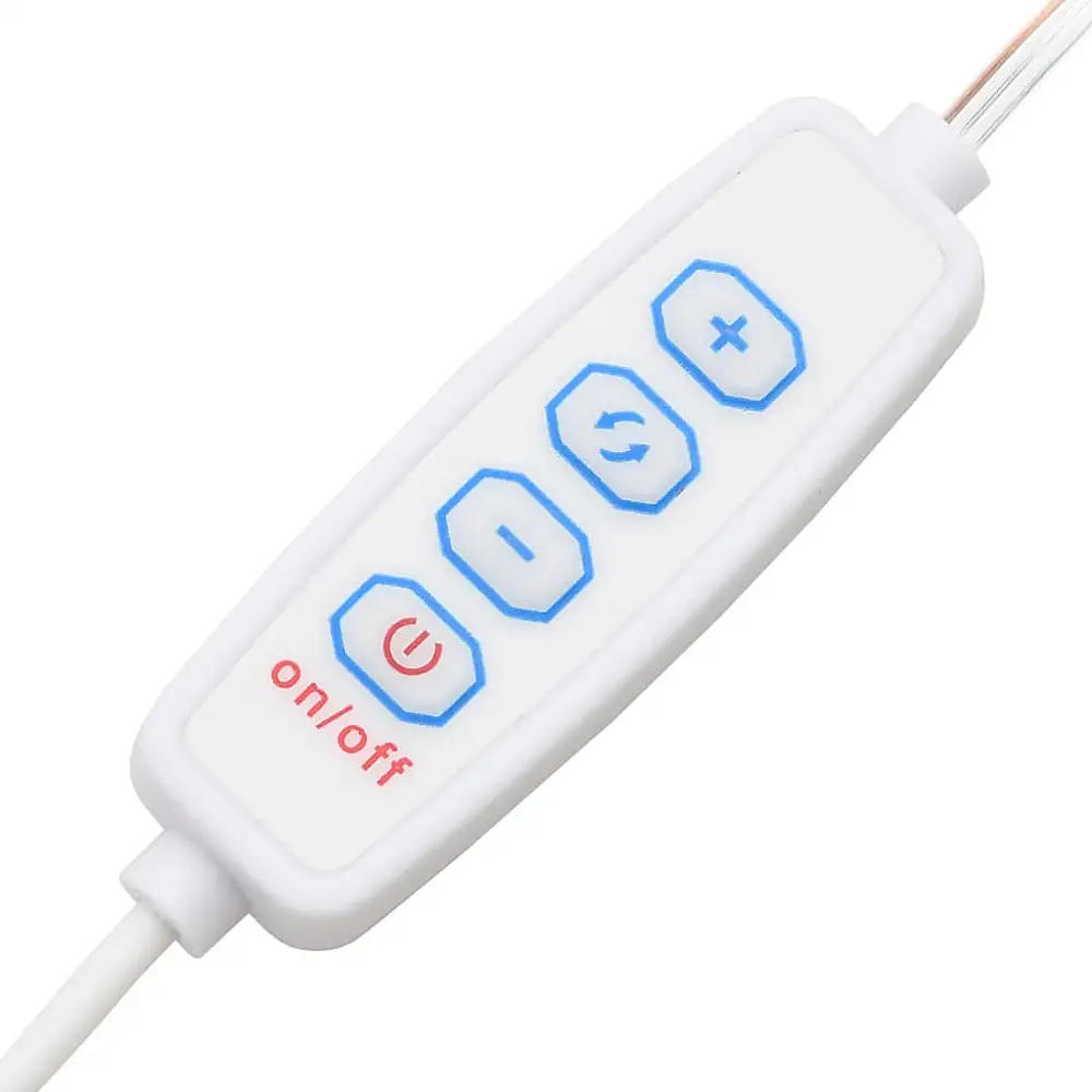 vidaXL Μπουντουάρ με LED Φώτα Λευκό 96x40x142 εκ. 872032