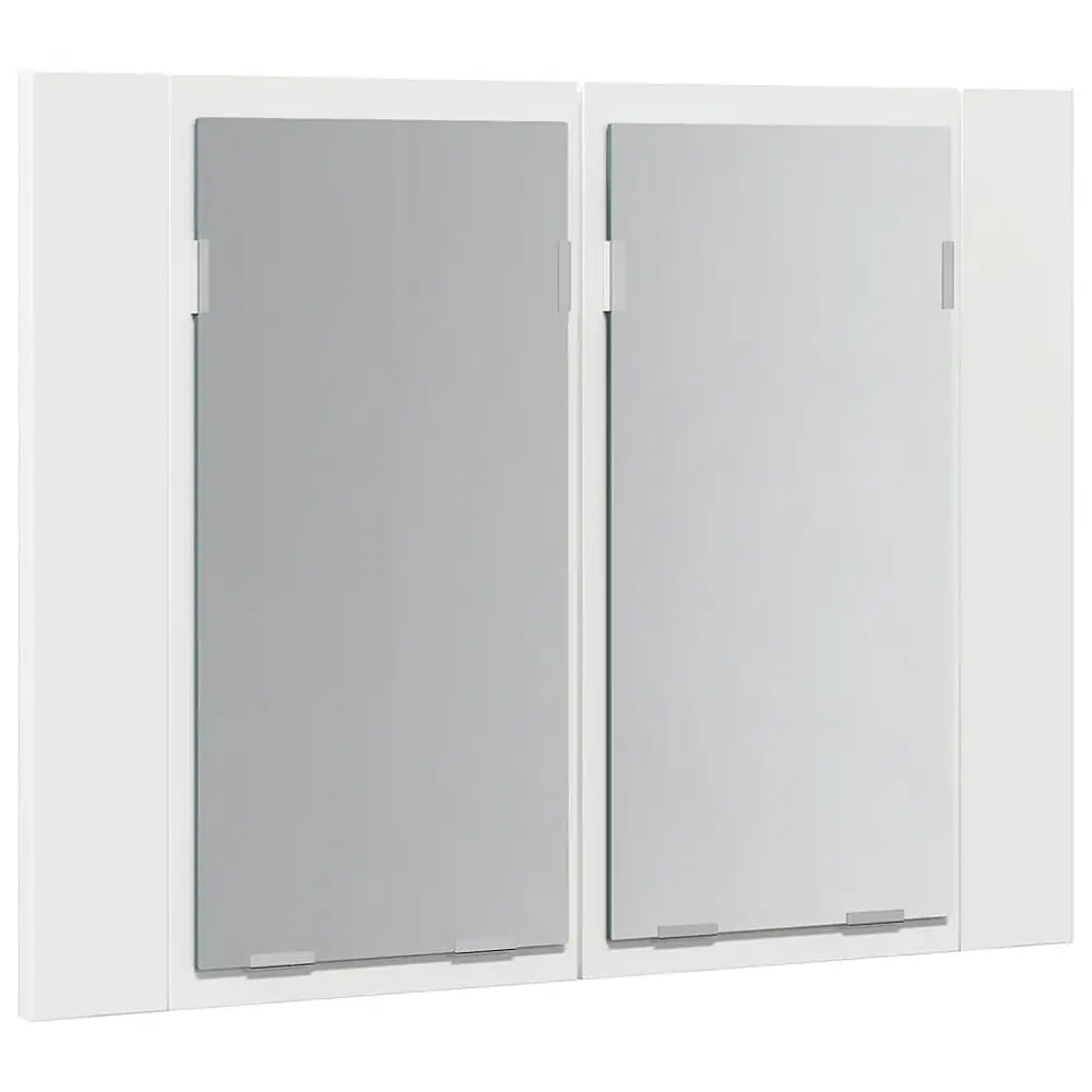 vidaXL Καθρέφτης Μπάνιου με Ντουλάπι LED Λευκός 60x12x45 εκ. Ακρυλικός 834938