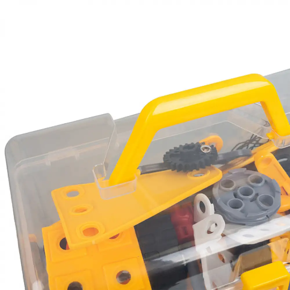 Iso Trade Σετ 100 τμχ Δημιουργικής Κατασκευής3D Μπλοκ - Παιδικά Οχήματα 26329