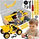 Iso Trade Σετ 100 τμχ Δημιουργικής Κατασκευής3D Μπλοκ - Παιδικά Οχήματα 26329