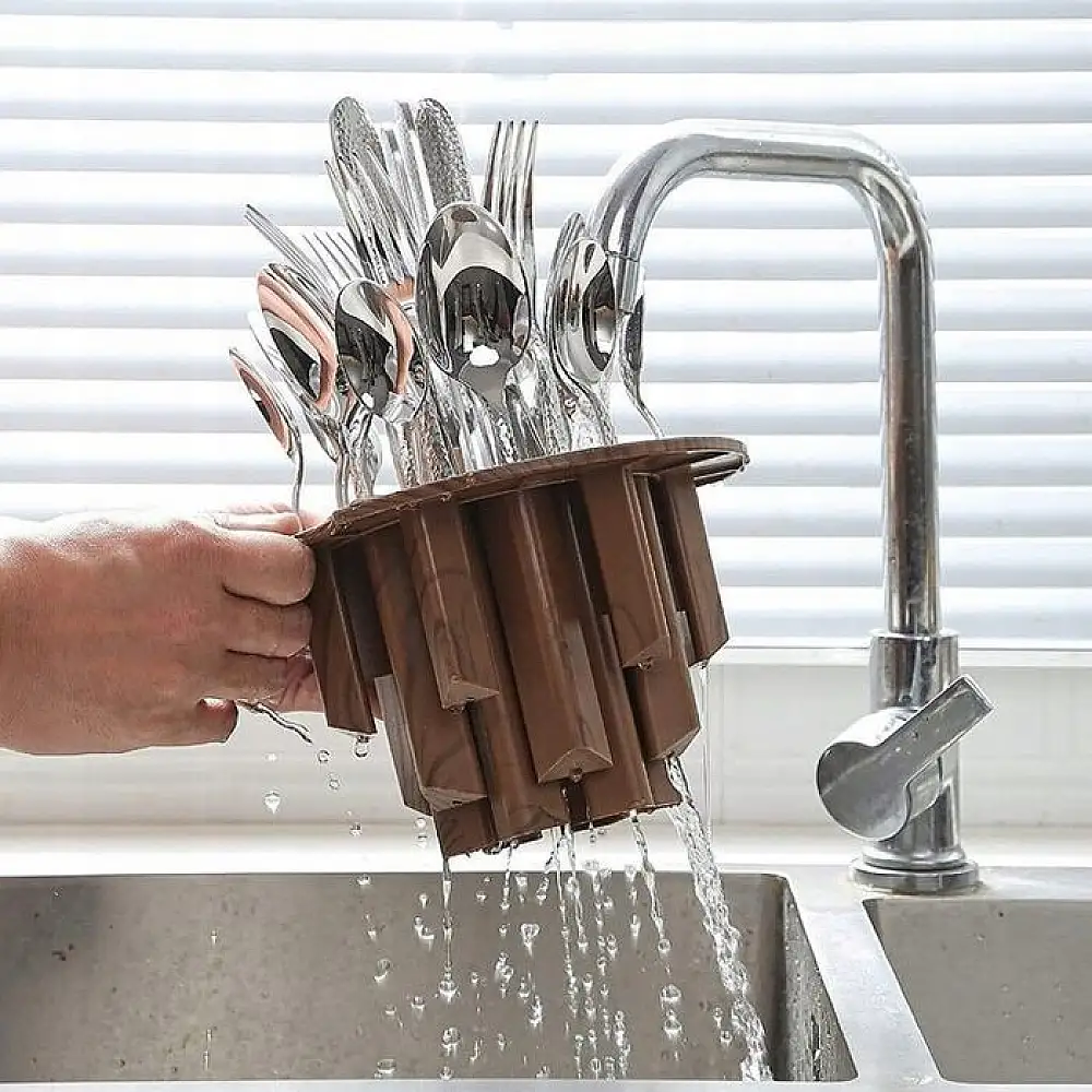 Rosa Bella Σετ μαχαιροπήρουνων 24 τεμαχίων από ανοξείδωτο ατσάλι σε Θήκη Marble RB-730