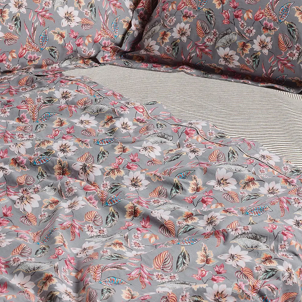 DAS HOME Σετ 4τμχ Σεντόνια Υπέρδιπλα 240x260εκ. 3176 Grey, Pink 502109203176