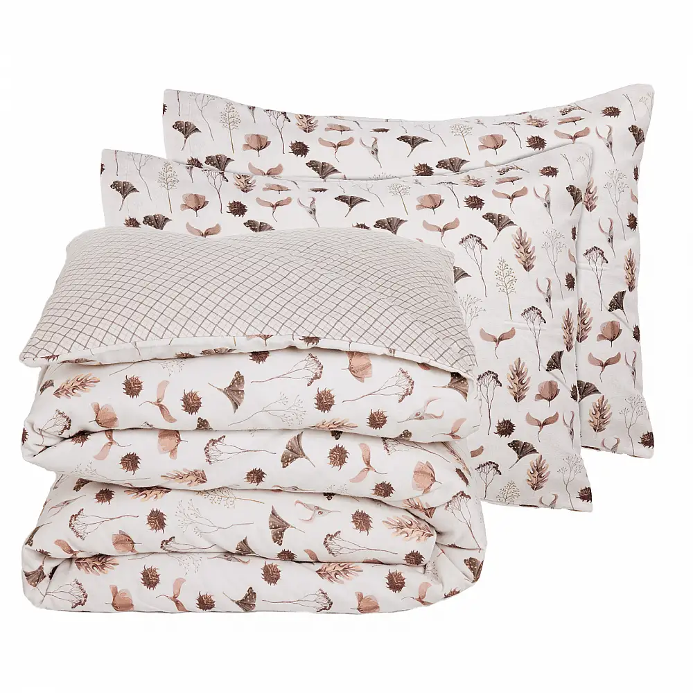 DAS HOME Σετ 3τμχ Σεντόνια Μονά 170x260εκ. Καφέ, Beige-brown 5204850253691