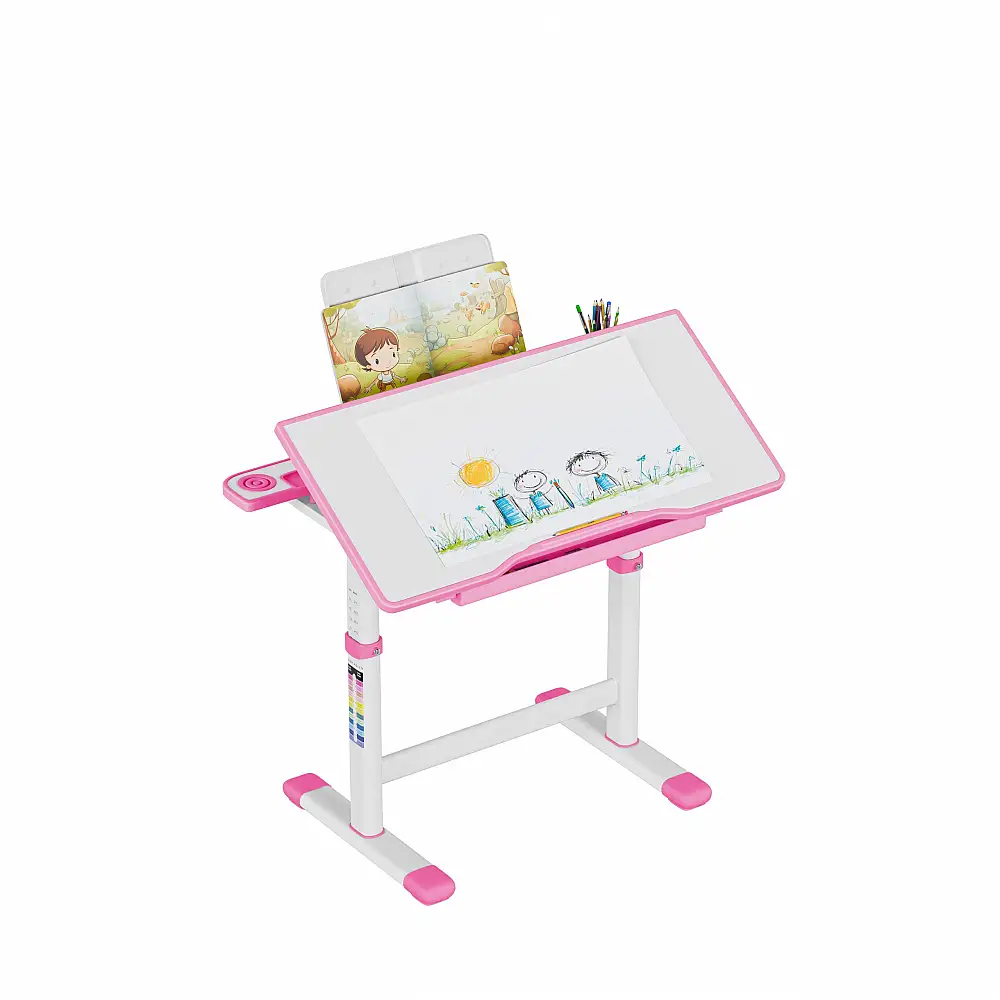Mark Adler Ροζ Ρυθμιζόμενο Παιδικό Σχολικό Γραφείο για Μάθηση και Παιχνίδι 5900415030003