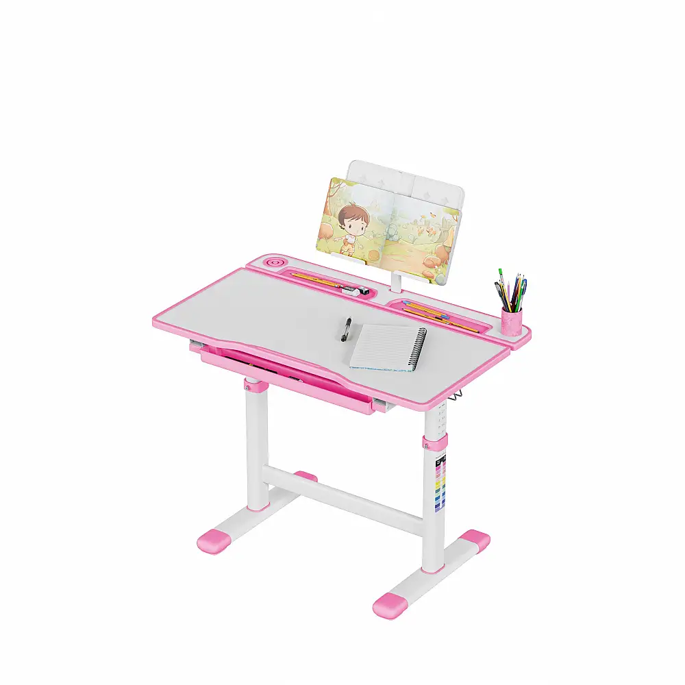 Mark Adler Ροζ Ρυθμιζόμενο Παιδικό Σχολικό Γραφείο για Μάθηση και Παιχνίδι 5900415030003