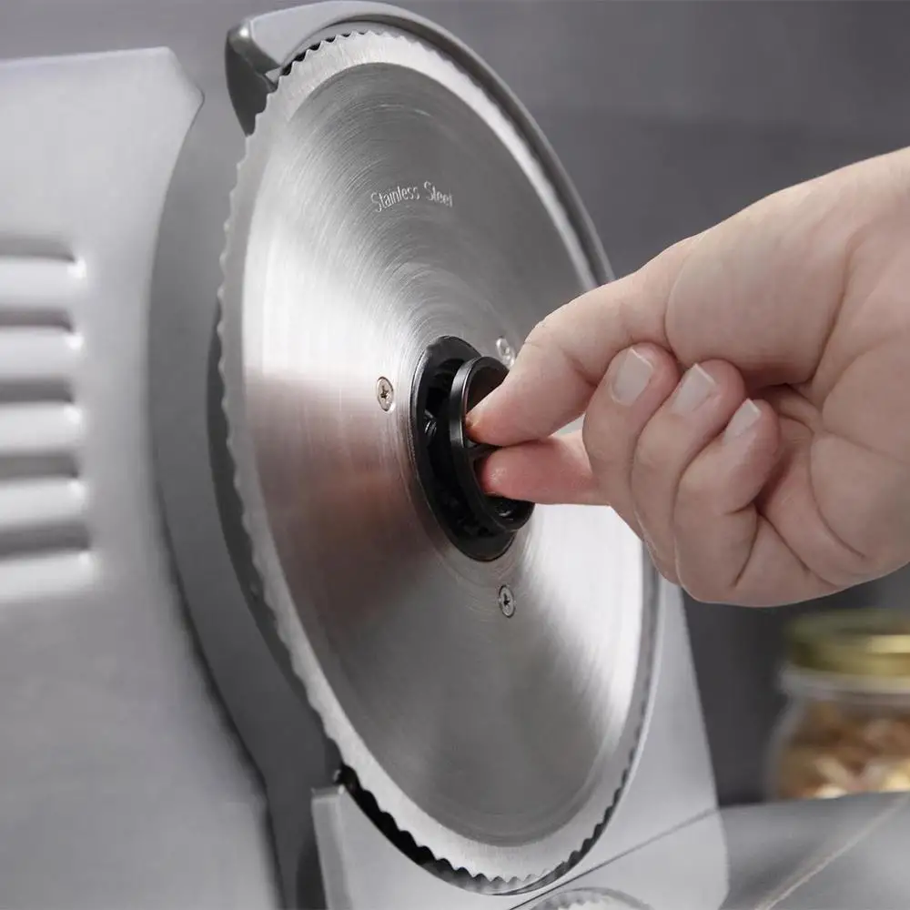 Cecotec Μηχανή Κοπής Αλλαντικών - Τυριών Rock'nCut 180 W με Δίσκο 190 mm και Ρυθμιζόμενη Ακρίβεια 0-15 mm CEC-02499