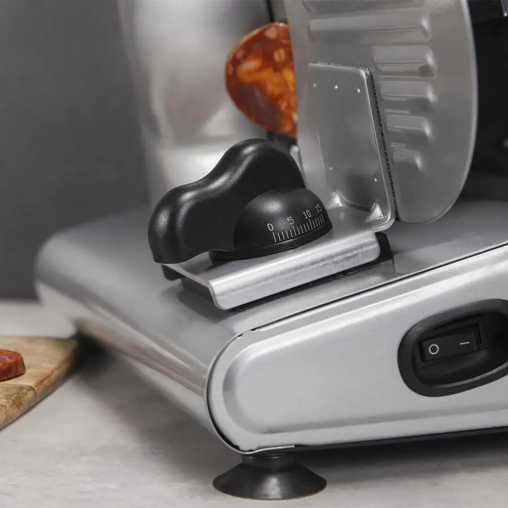 Cecotec Μηχανή Κοπής Αλλαντικών - Τυριών Rock'nCut 180 W με Δίσκο 190 mm και Ρυθμιζόμενη Ακρίβεια 0-15 mm CEC-02499