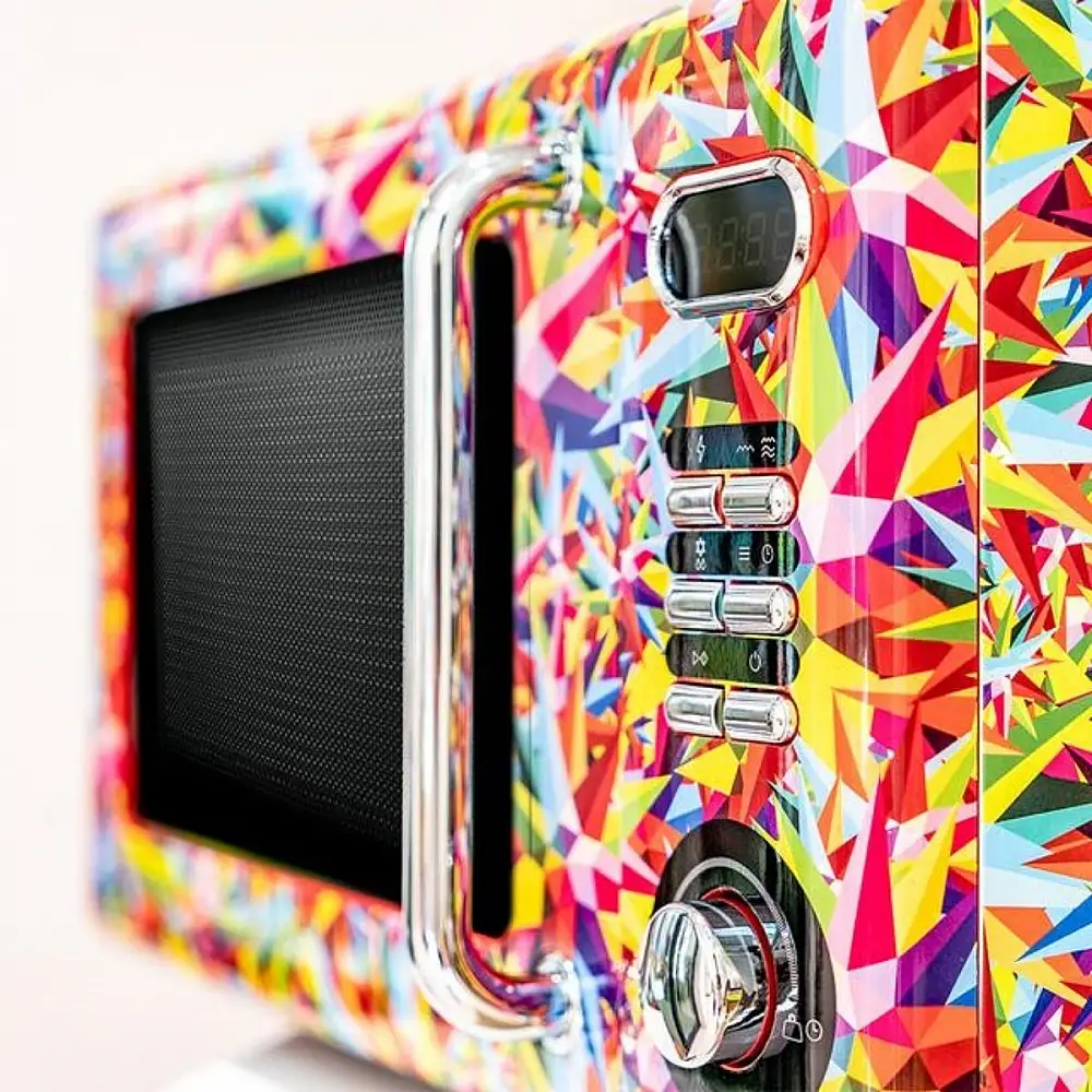 Cecotec Φούρνος Μικροκυμάτων 20 λτ Proclean 5110 Retro με Grill 700W Πολύχρωμος CEC-105633