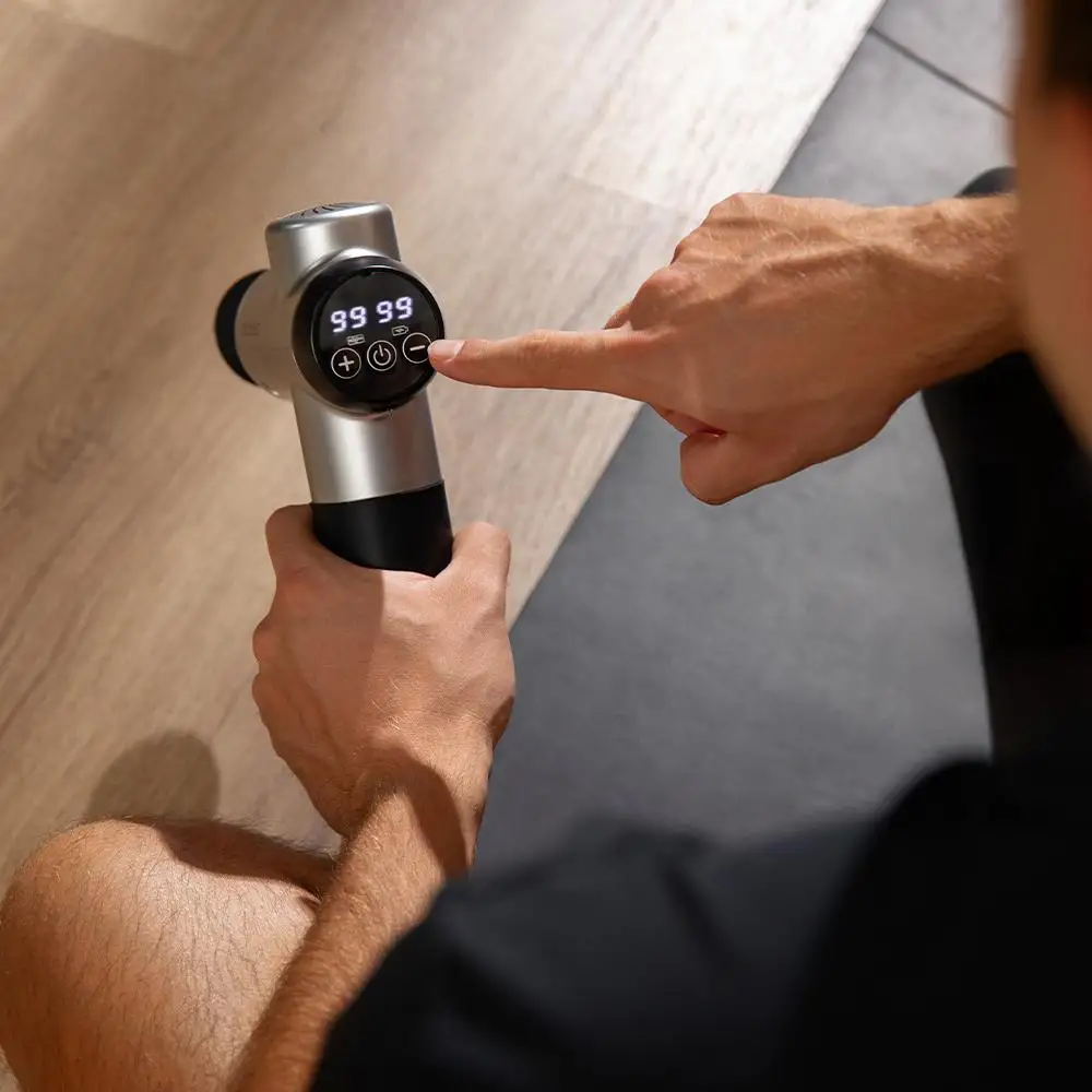 Cecotec Πιστόλι Μασάζ SkinCare Massage Full Recovery με 99 Επίπεδα Έντασης, Οθόνη, Brushless Κινητήρα, 8 Κεφαλές, Θήκη. CEC-116296