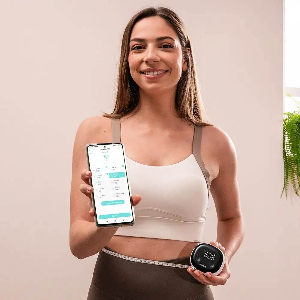 Cecotec Ψηφιακή Μεζούρα Σώματος Surface Precision με Bluetooth, Οθόνη LED και Εφαρμογή CEC-116315