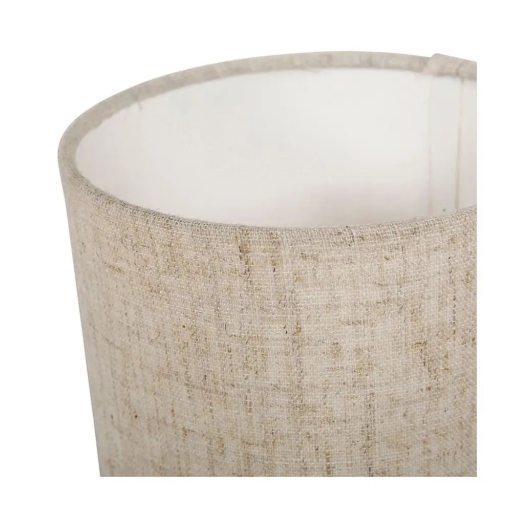 Ostaria Κυλινδρική Κεραμική Λάμπα 'Εύα' Τερρακότα και Μπεζ -36170