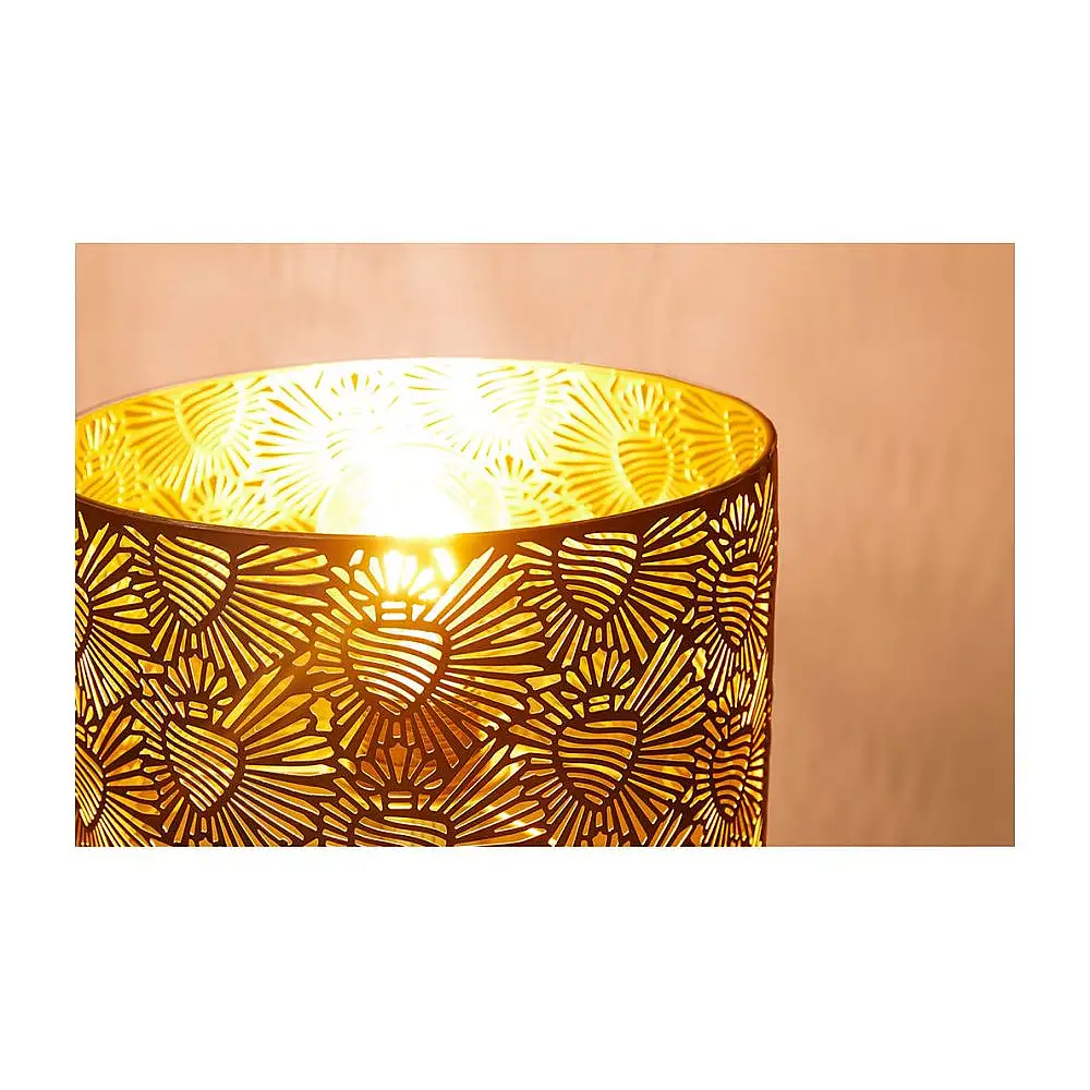 Ostaria Λάμπα Μεταλλική 'Corazon' Μαύρη και Χρυσή -36164