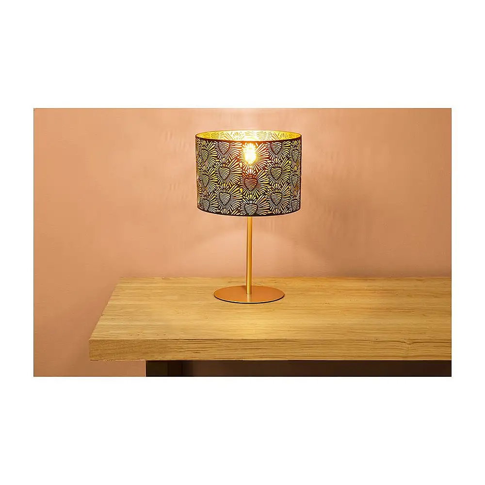 Ostaria Λάμπα Μεταλλική 'Corazon' Μαύρη και Χρυσή -36164