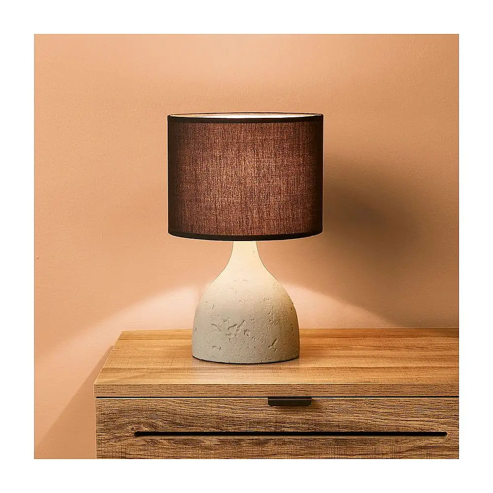 Ostaria Λάμπα Τσιμέντου 'Portland' Γκρι και Μαύρη -36142