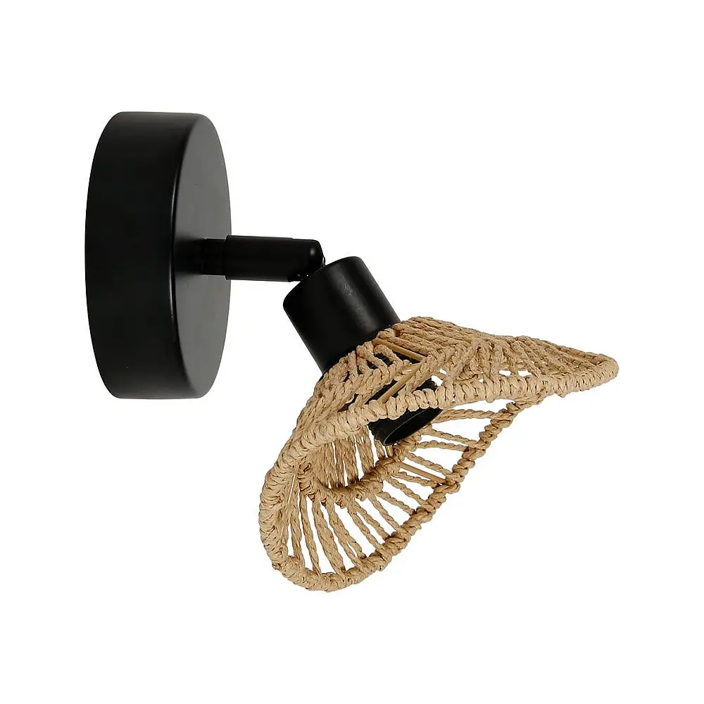 Ostaria Σποτ "Οζανα" Μαύρο Και Φυσικό -36217