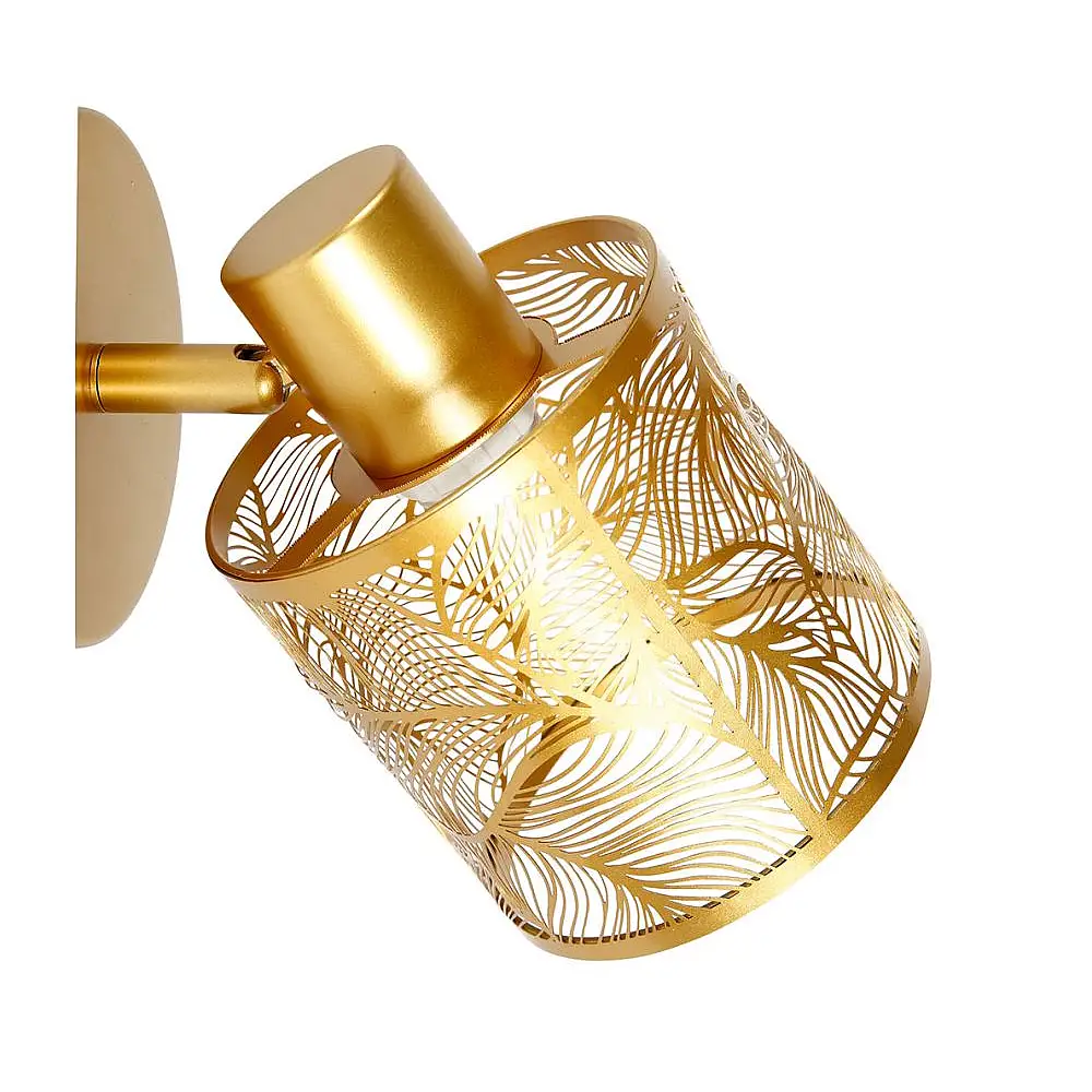 Ostaria Σποτ Φωτιστικό Μεταλλικό Χρυσό 'Calathea' Με Ντουί E14 40w 220-240v Κλάση I -36213