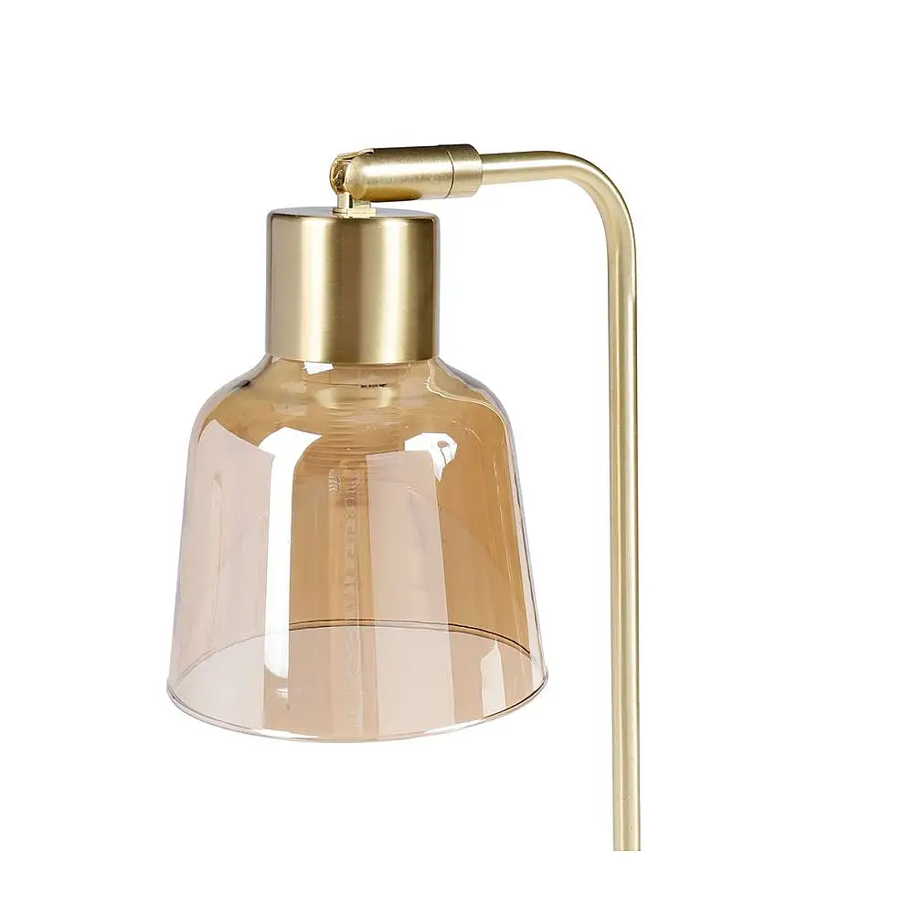 Ostaria Λάμπα μεταλλική και γυάλινη 'Lola' χρυσή E14 40w 150cm -33045