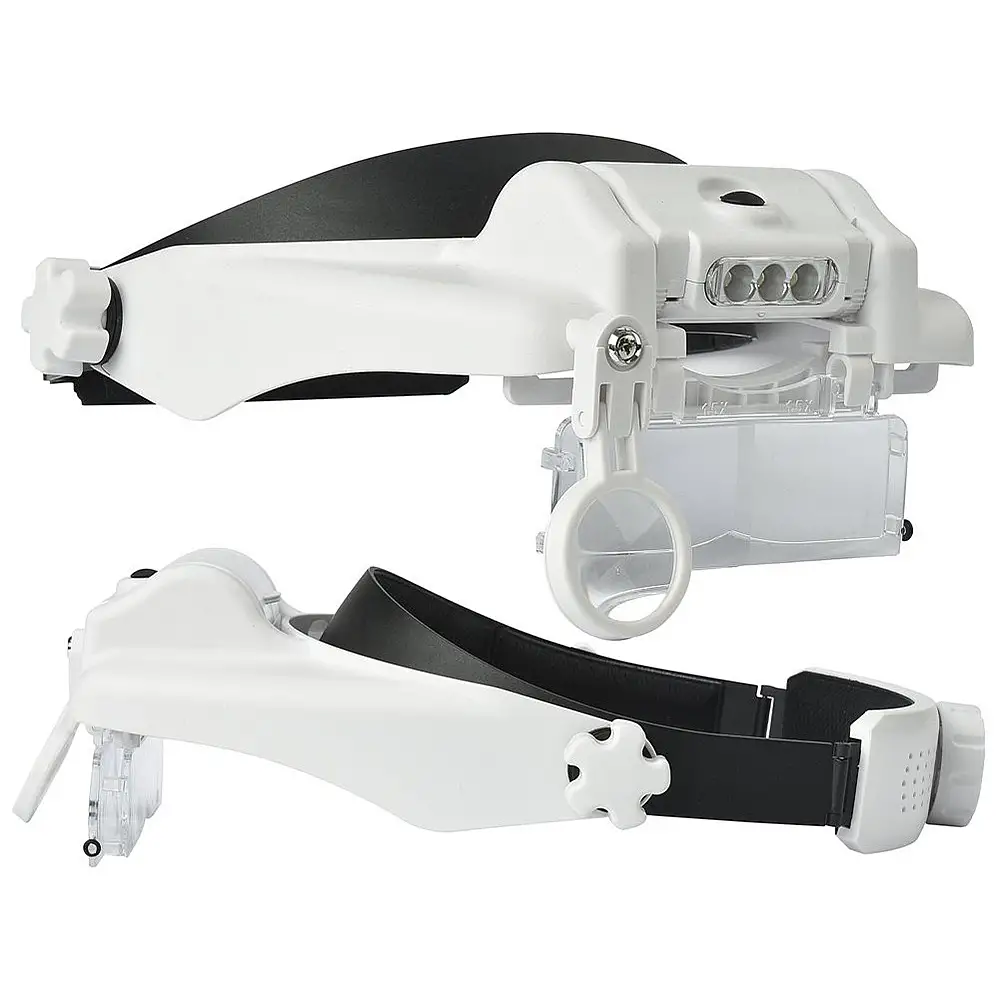 Verk Group Επαγγελματικός Μεγεθυντικός Φακός Κεφαλής με LED και 6 Φακούς 5907451344347