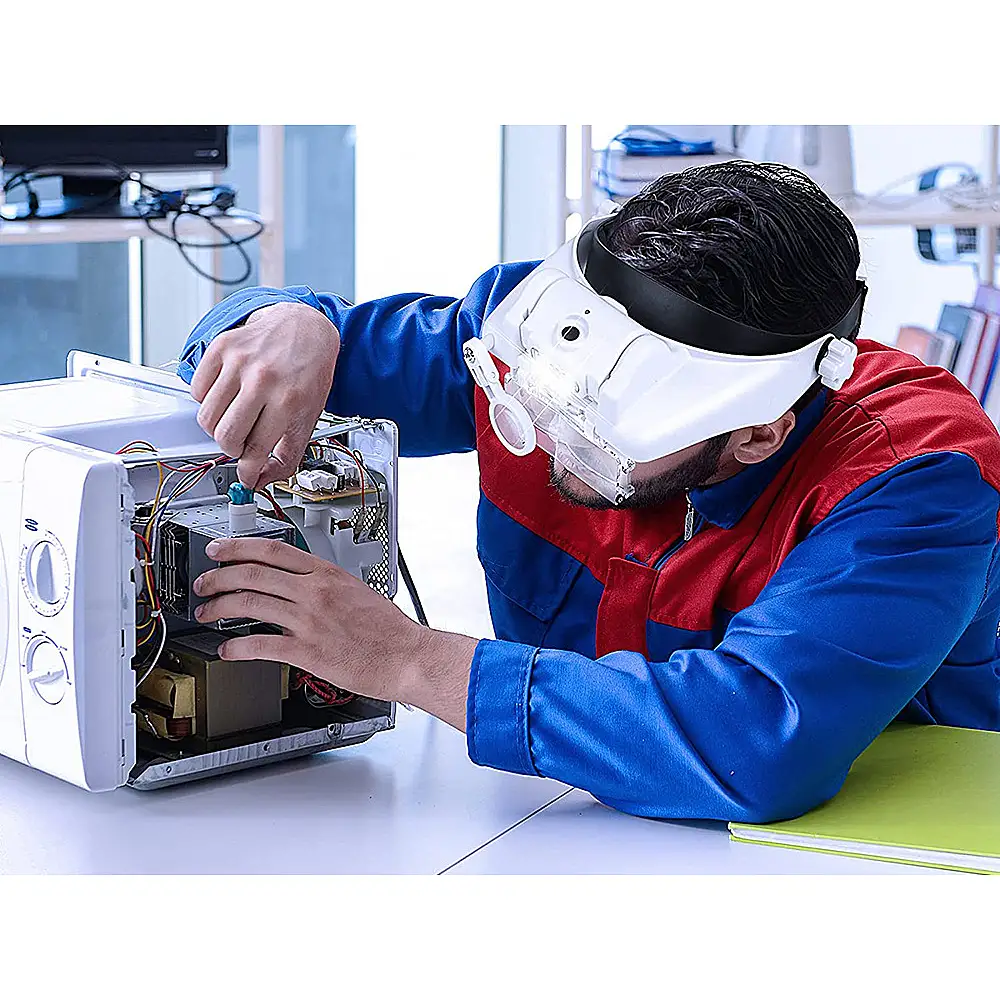 Verk Group Επαγγελματικός Μεγεθυντικός Φακός Κεφαλής με LED και 6 Φακούς 5907451344347